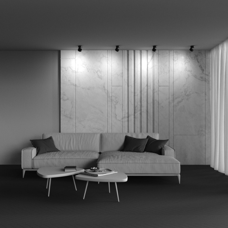 Светильник 9*9 см, LED 12W, 3000K Maytoni Onda C024CL-L12B3K, черный