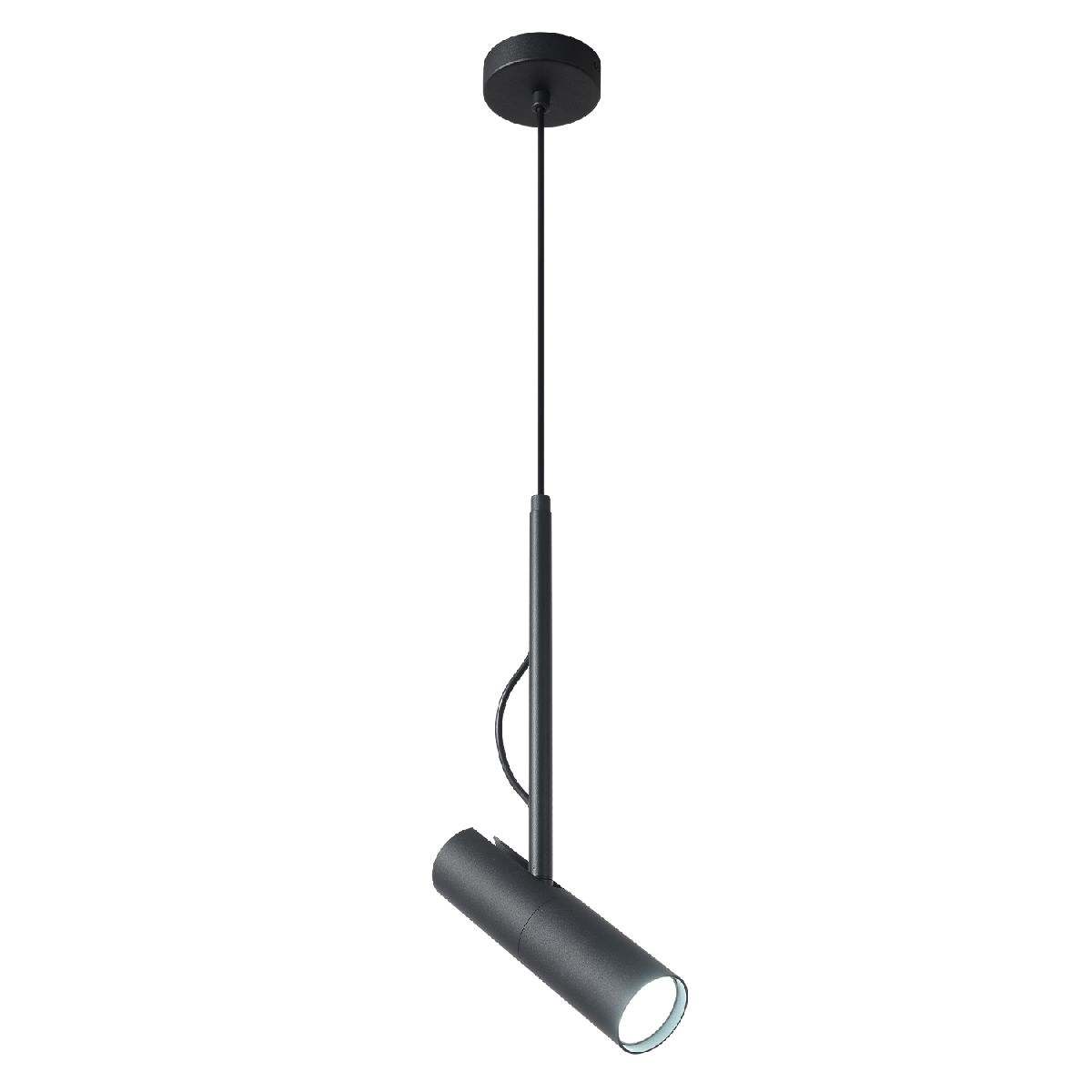 Подвесной светильник 6 см, Crystal Lux CLT 060C1 BL, черный
