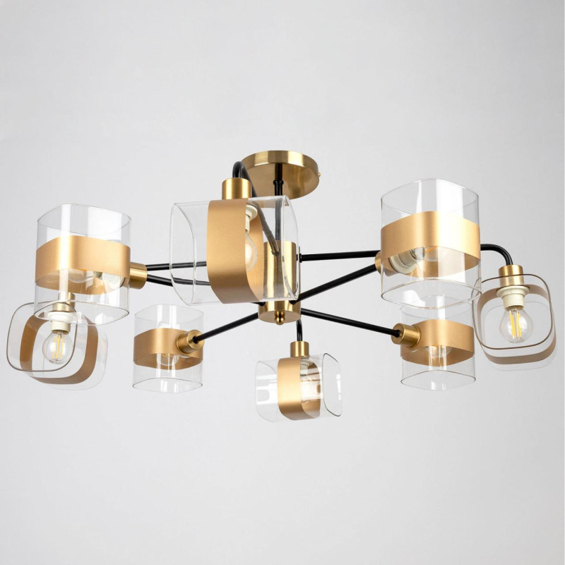 Люстра 76 см Citilux Бертон CL140181 бронза/черный