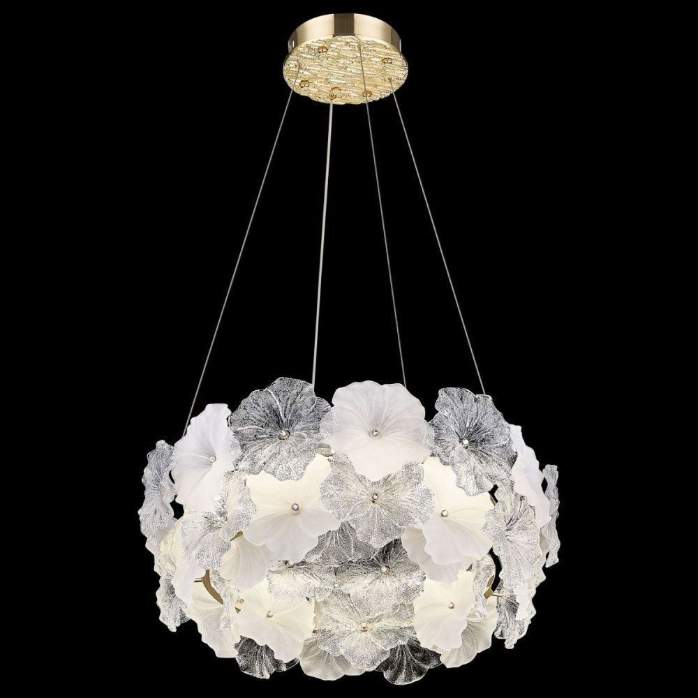 Подвесной светильник 60 см, 66W, 3000-6500K, Wertmark Isabella WE112.60.303, золото