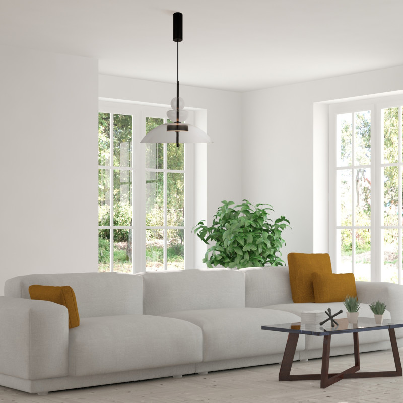 Подвесной светильник  40*67,9 см, LED 1 12W, 3000К, Черный Maytoni Bangkok MOD185PL-L6B3K3