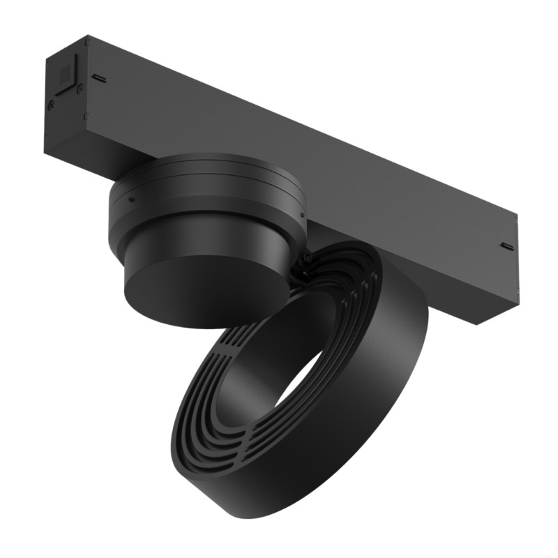 Светильник на шине 2,4*10*9 см, LED * 12W, 3000-6500К, Denkirs Smart Grill DK8030-BK, черный