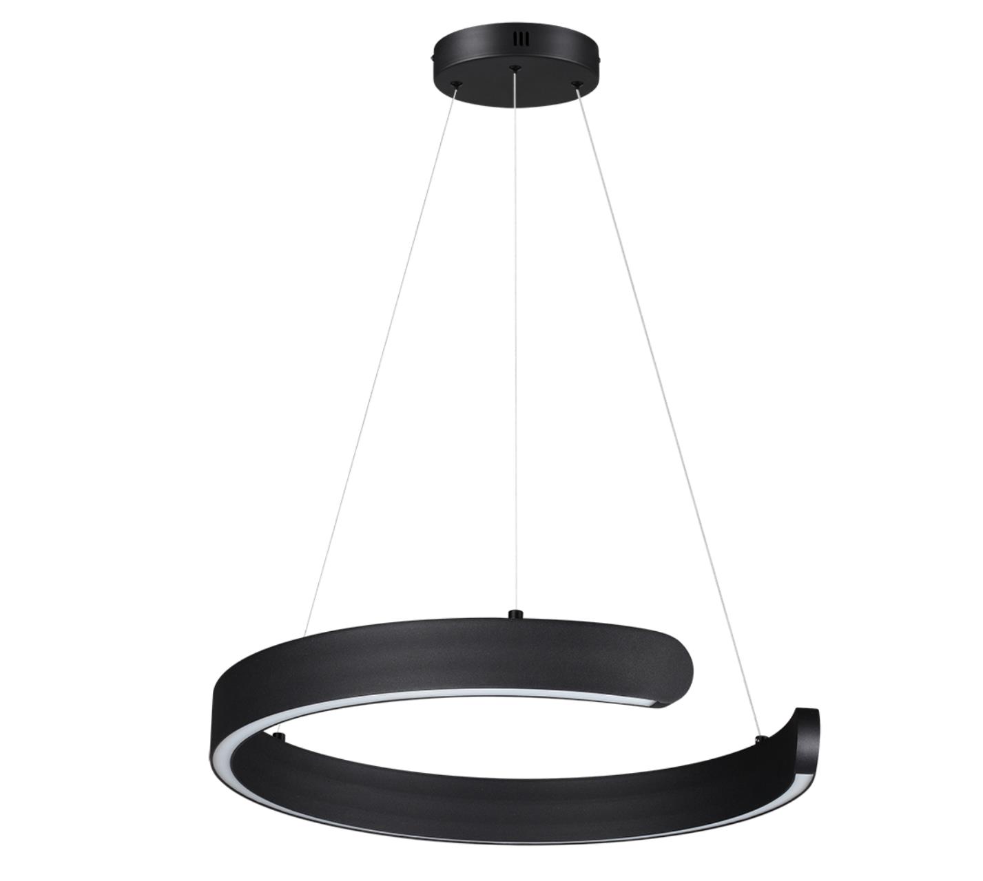 Светильник подвесной *40*100 см, LED *28W, 3000-6000K К, Lumion Indie 6534/28L, чёрный