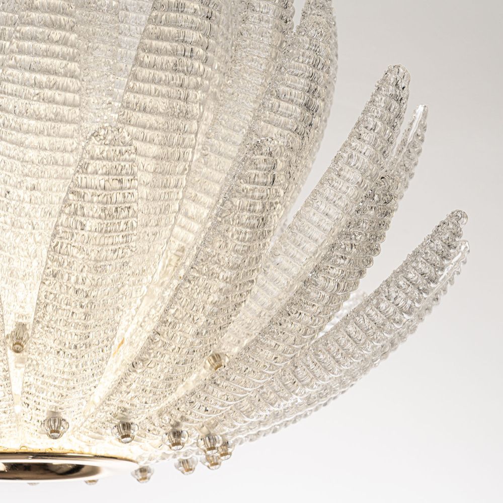 Подвесная люстра 50 см, 60W, 4000K, Modelux ML.9555.500 CP, шампань