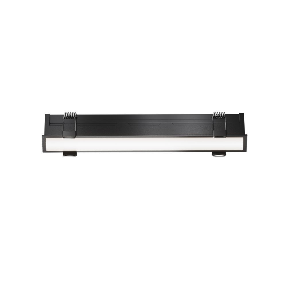 Встраиваемый светильник 25,5*3,1-3,95 см, LED*20W, 3000-6000K, Maytoni Basis 120° DL066-20W3-6K-B, Черный