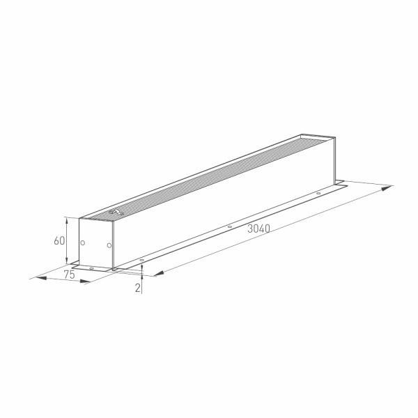 Шинопровод Arlight 028062(1) 300*7,5*6 см. Магнитный шинопровод