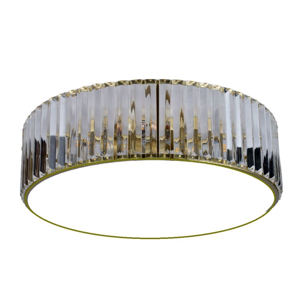 Люстра 52*52*17 см, 5*E27 Gerhort G21106/5GD+WT+CL, Золото;Белый