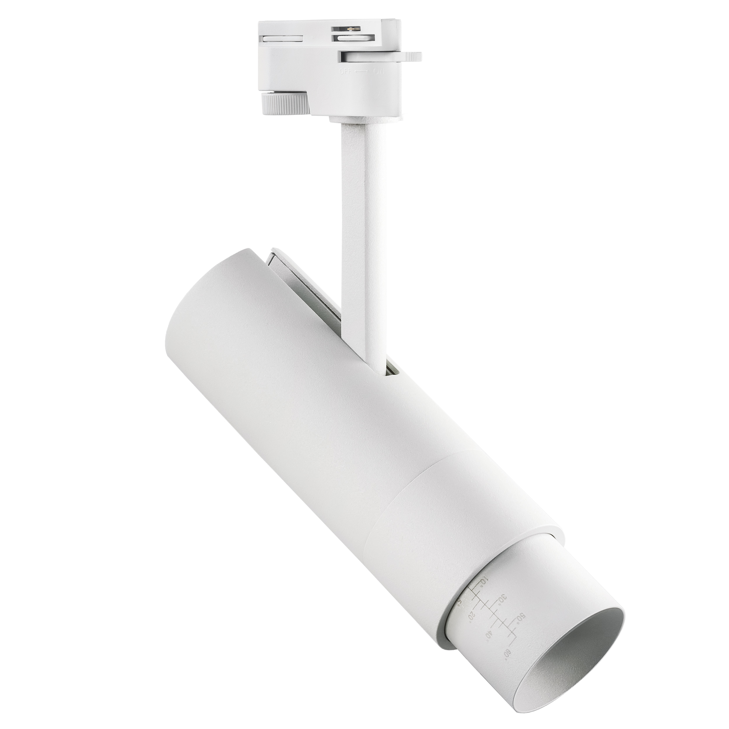 Светильник светодиодный для 1-фазного трека 6 см, LED*15W, 3 000 К, Белый Lightstar Fuoco 215236