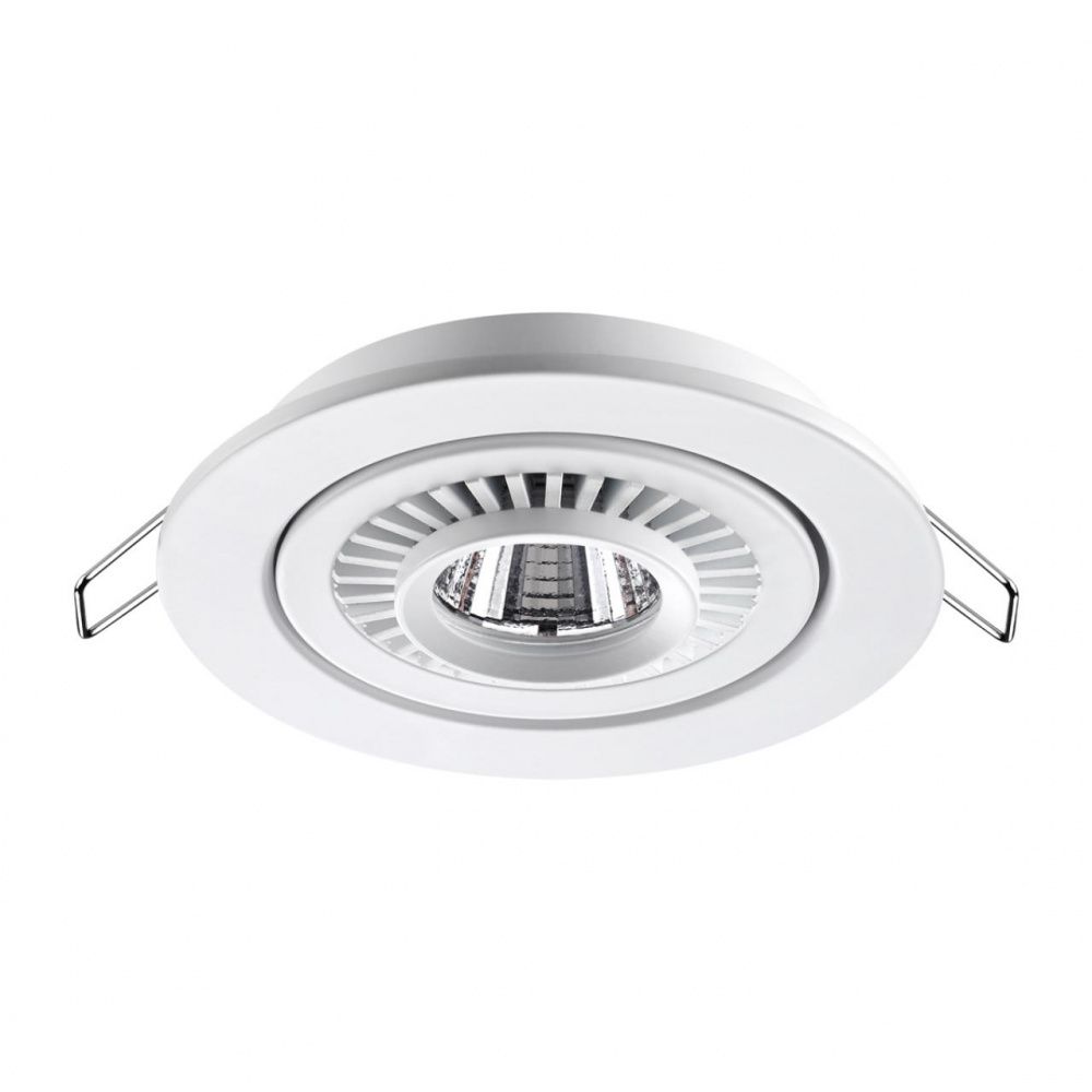 Светодиодный светильник 11 см, 9W, 4000K, Novotech Gesso 358815, белый