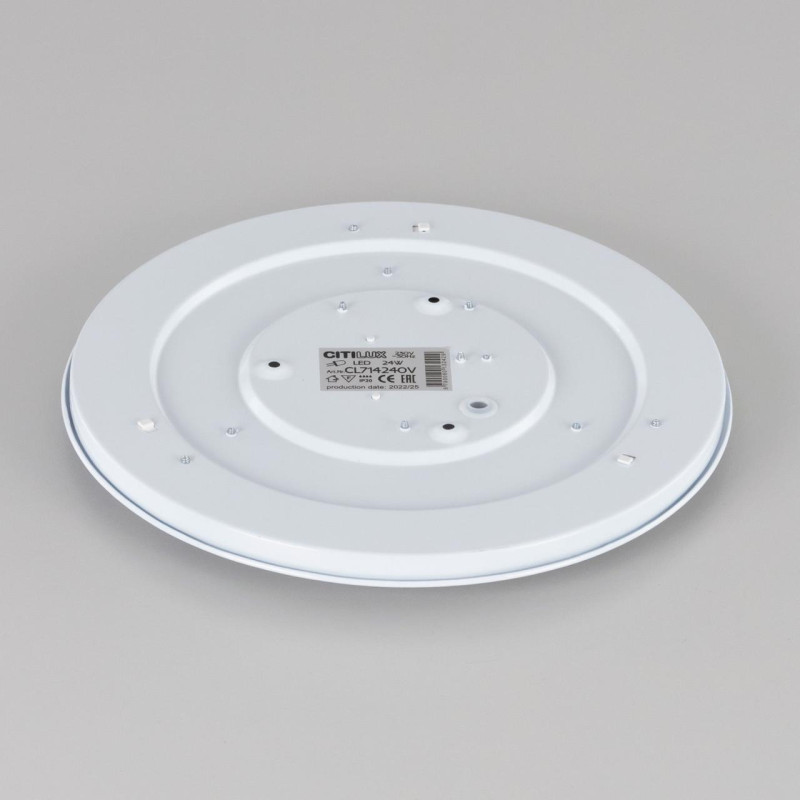 Светильник светодиодный 28 см, 24W, 3000-5000К с диммером Citilux Симпла CL714240V 