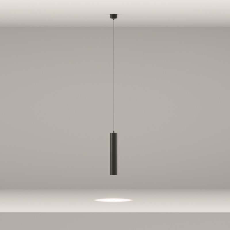 Подвесной светильник  5,2*30 см, LED 12W, 4000К, Черный Maytoni Focus LED P072PL-L12B4K-1