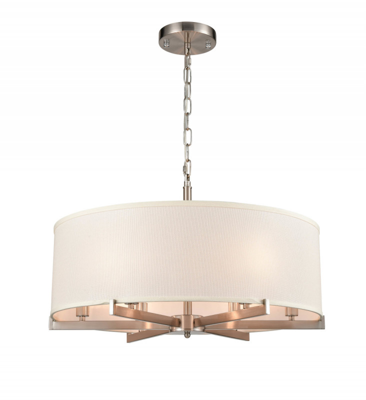 Подвесная люстра  63*117 см, 6*E27 хром Vele Luce Camellia VL4203P16