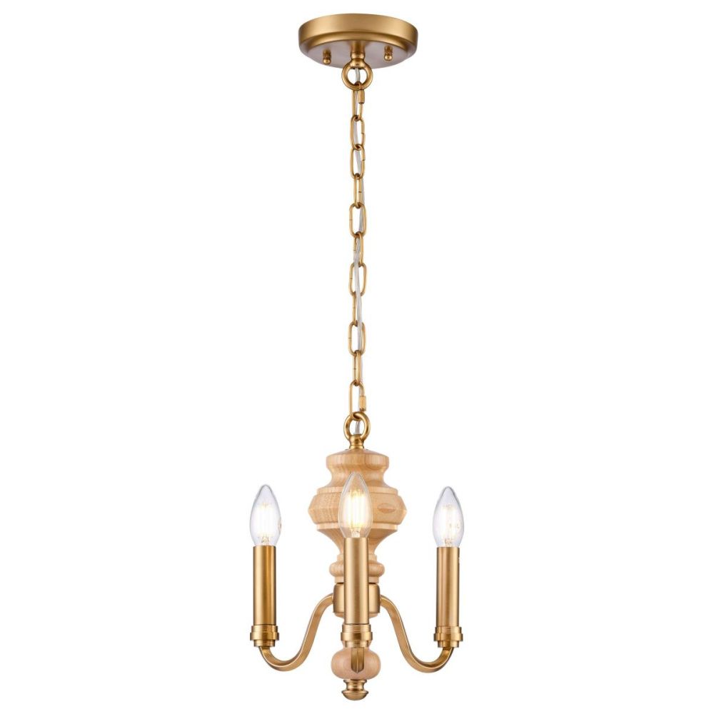 Подвесной светильник 27 см, Wertmark Donna WE584.03.503, бронза