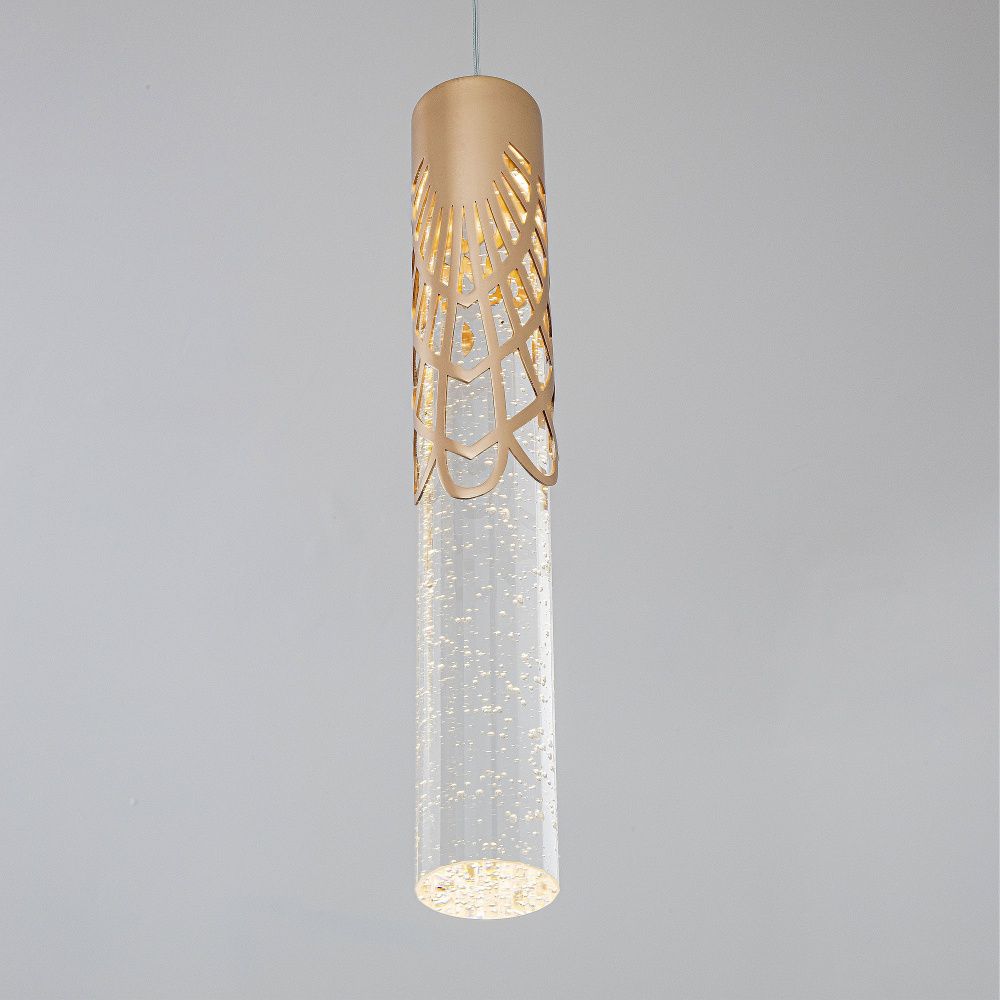 Подвесной светильник 10*10*112 см, LED 5W, 4000K, Золото MODELUX ML.88965.1 GD