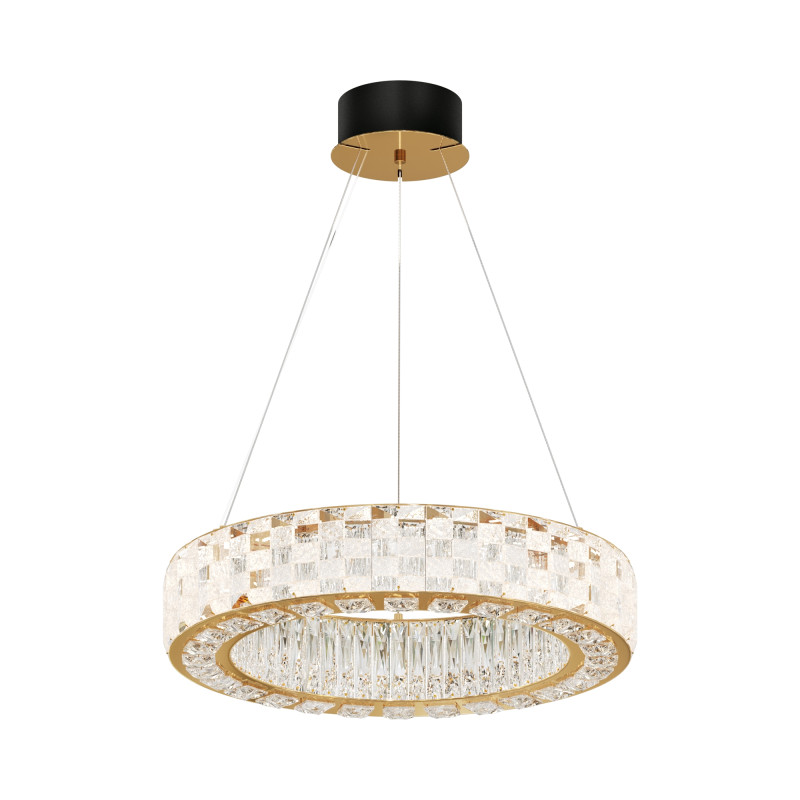 Подвесная люстра 58*58*318 см, LED, 3000К, Maytoni CASTELLO  MOD336PL-L120G3K золотой