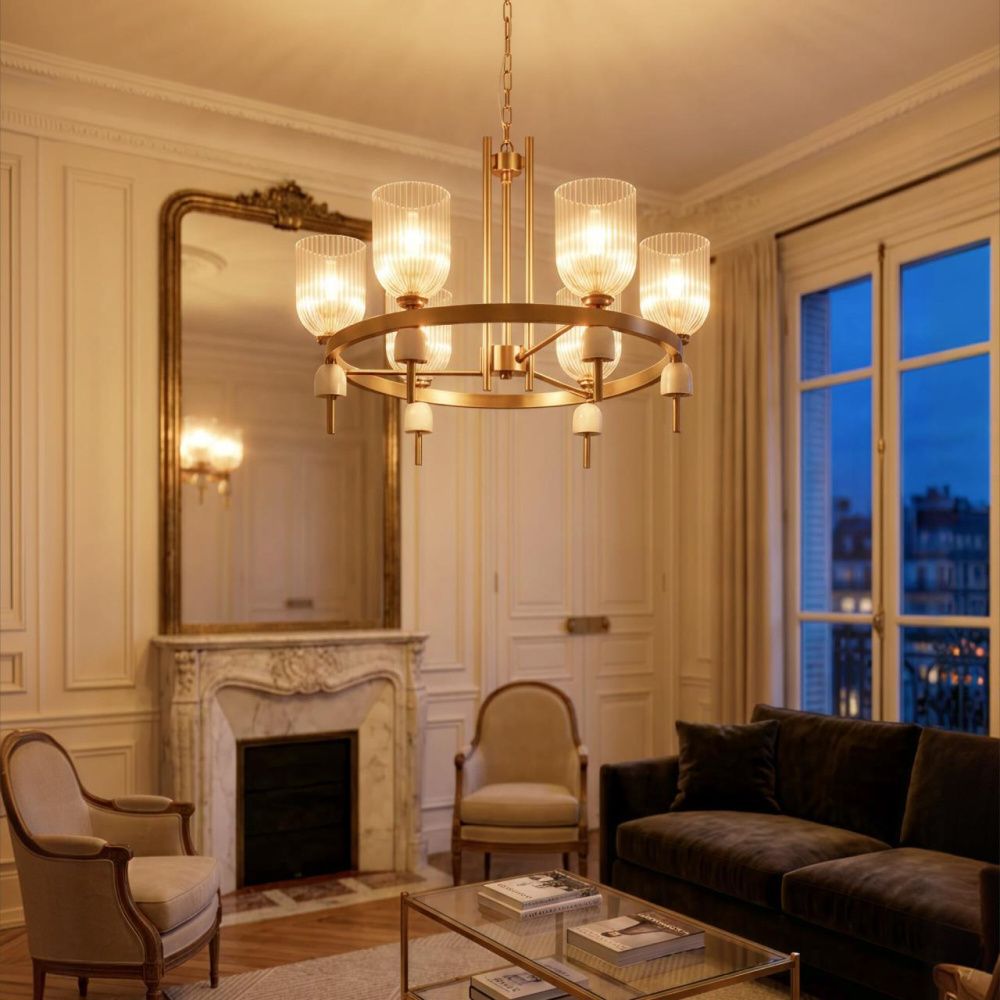 Светильник 66 см, Citilux CARSON CL255163, латунь