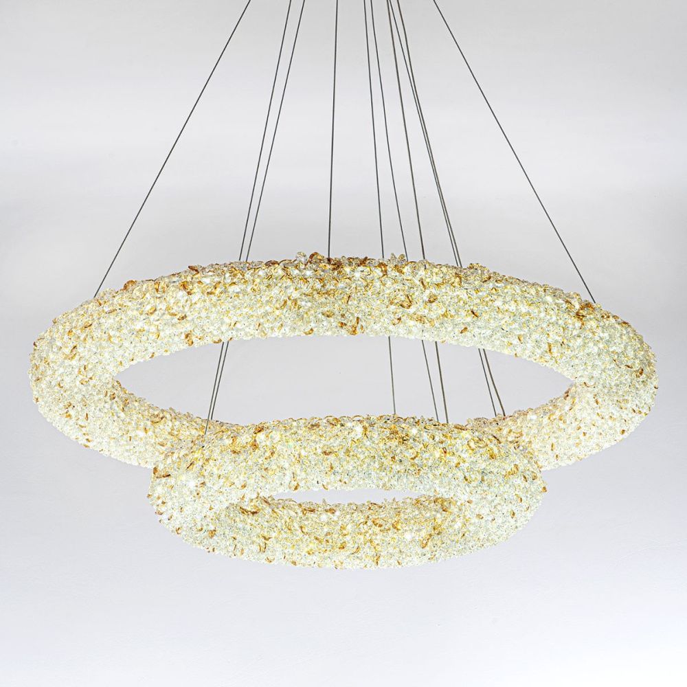 Подвесной светильник 80*50/130 см, LED 230W 2700-4600К MODESTYLE MS.6000.800.500 GD золото