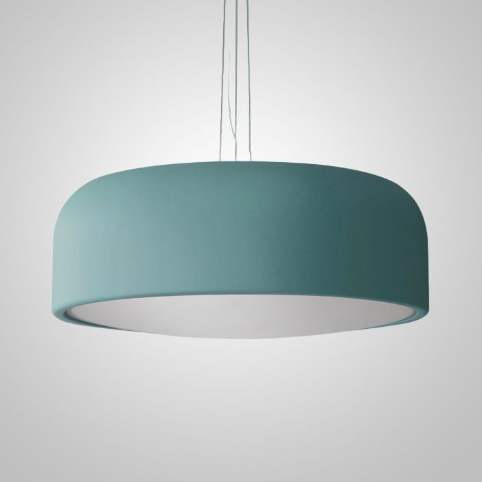 Подвесной светильник CYLINDER B D60 Blue 60*60*21,5 см, 3*E27*60W, ImperiumLoft CYLINDER-B01, Голубой