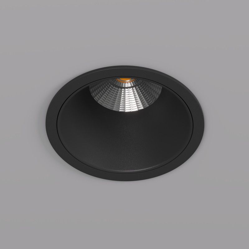Светильник встраиваемый 8,5*8,5*7,7 см, вр 7,5 см, *LED*12W, 3000K, Denkirs Grena DK4500-BK, черный