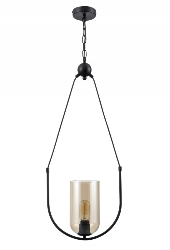 Подвесной светильник 12*30*160 см, 1*E27 черный Vele Luce Fiamma VL5812P01
