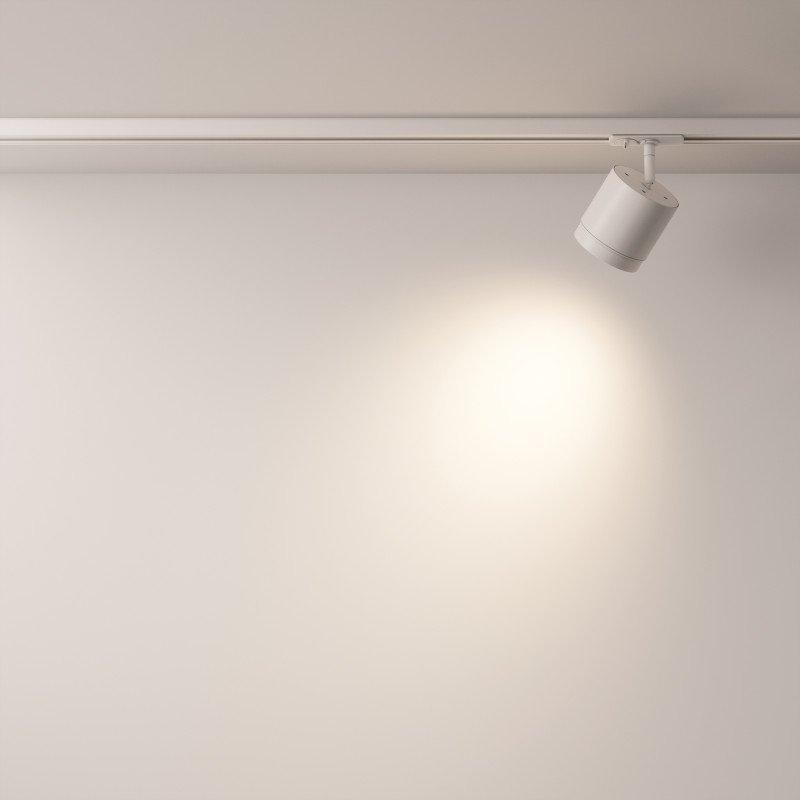 Трековый светильник 8,2*14,8 см, 1 GX53*15W Polar TR088-1-GX53-W Maytoni Single phase track system Unity, Белый