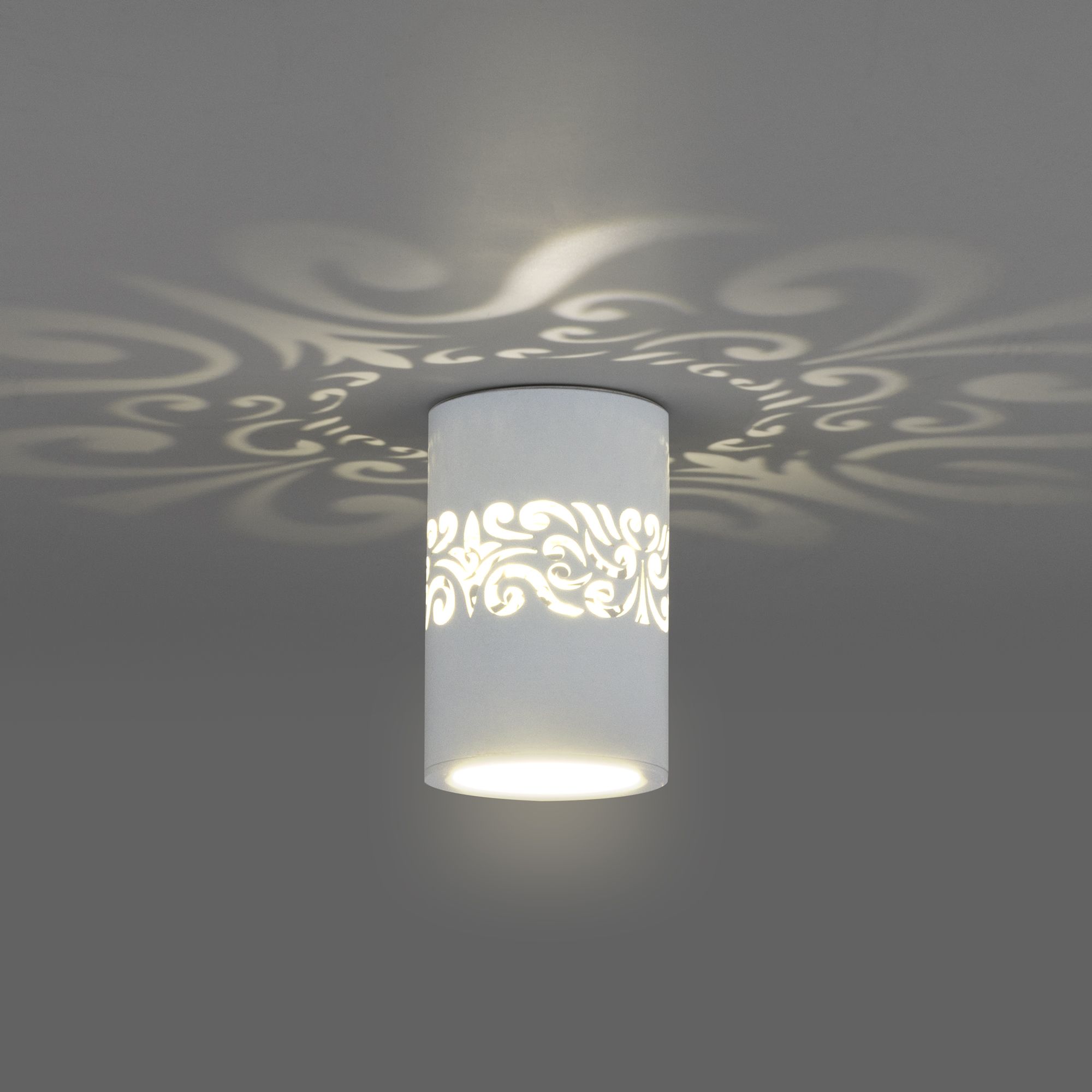Светильник 7*7 см, LED 7W, 4200K с подсветкой DLS025 Elektrostandard