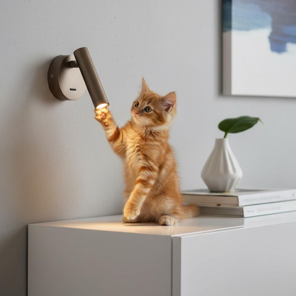 Светильник 11 см, 3W, 3000K, Citilux DEKART CL704103, коричневый