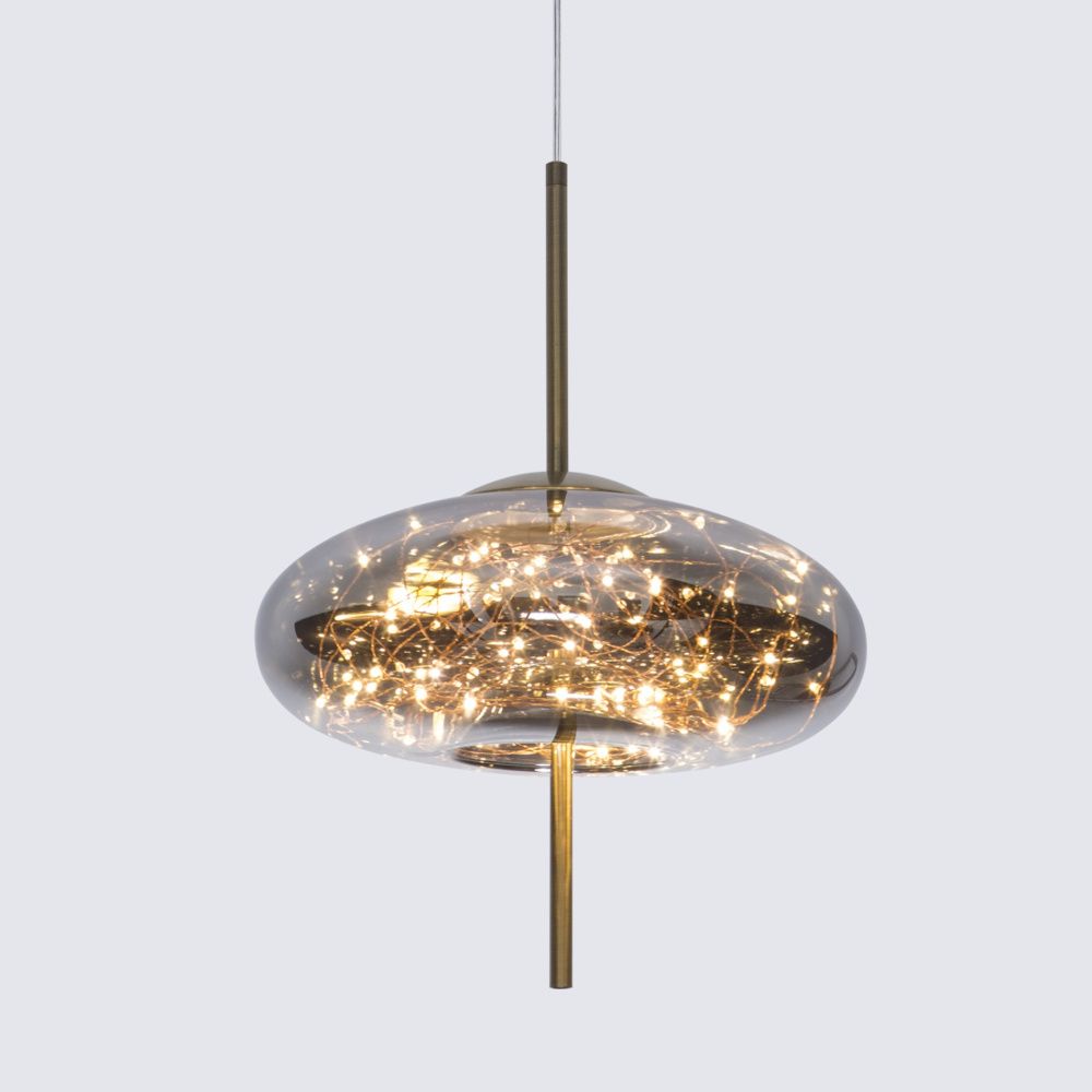 Подвесной светильник 30*30*160 см, LED 8W, 4000K, Бронза MODELUX ML.375.150