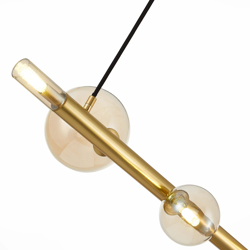 Светильник подвесной 100 см, ST LUCE CIELO SL1509.203.05 Золотистый
