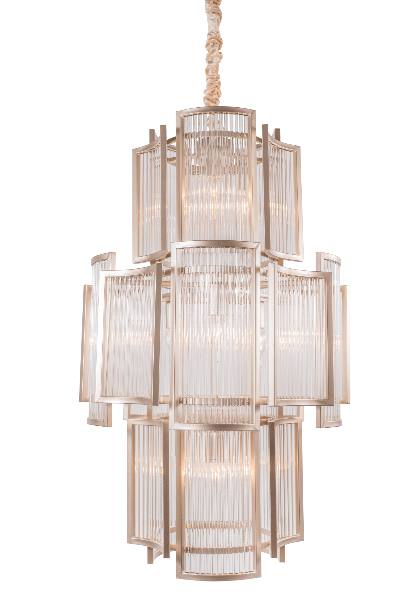 Люстра 560*830, 11*E14, 40W NewRgy Cristallo 2420U/11 CHAM GD+CL, CHAM GD+CL