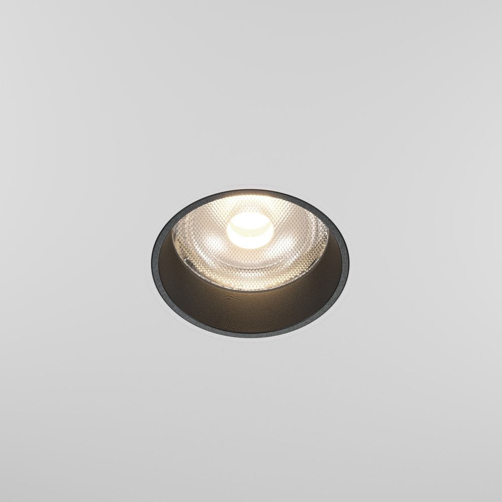 Встраиваемый светильник 6*12 см, вр 7 см, *LED*12W, 4000K, Maytoni Focus led DL125-L12-4K-TRS-W, Белый