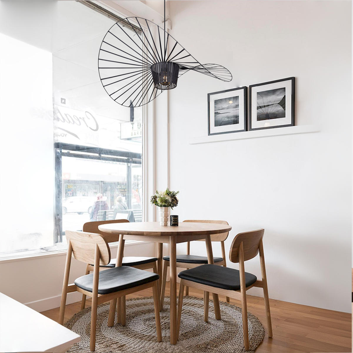 Подвесный светильник 60*40 см, 1*E27*60W LOFT IT Chapeau 10246/600 черный