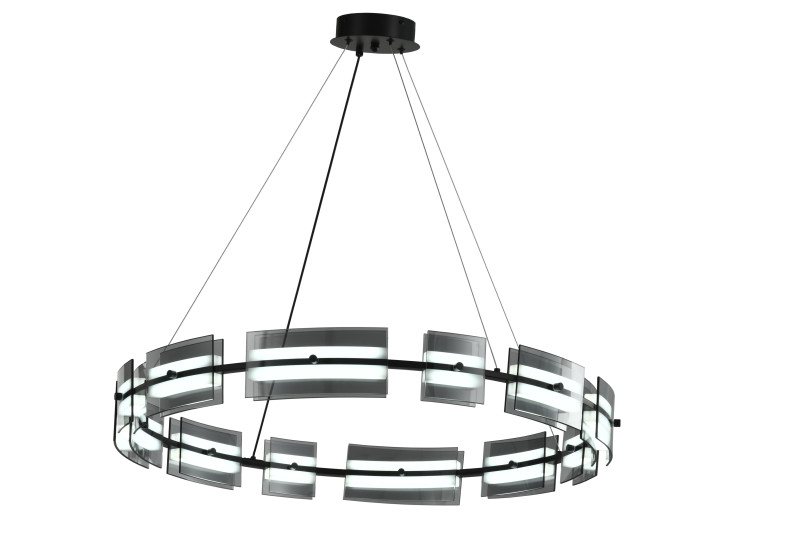 Подвесная люстра 80*150 см, LED, 40W, 3000K-6000K Zortes Loft ZRS.1802.80, черный