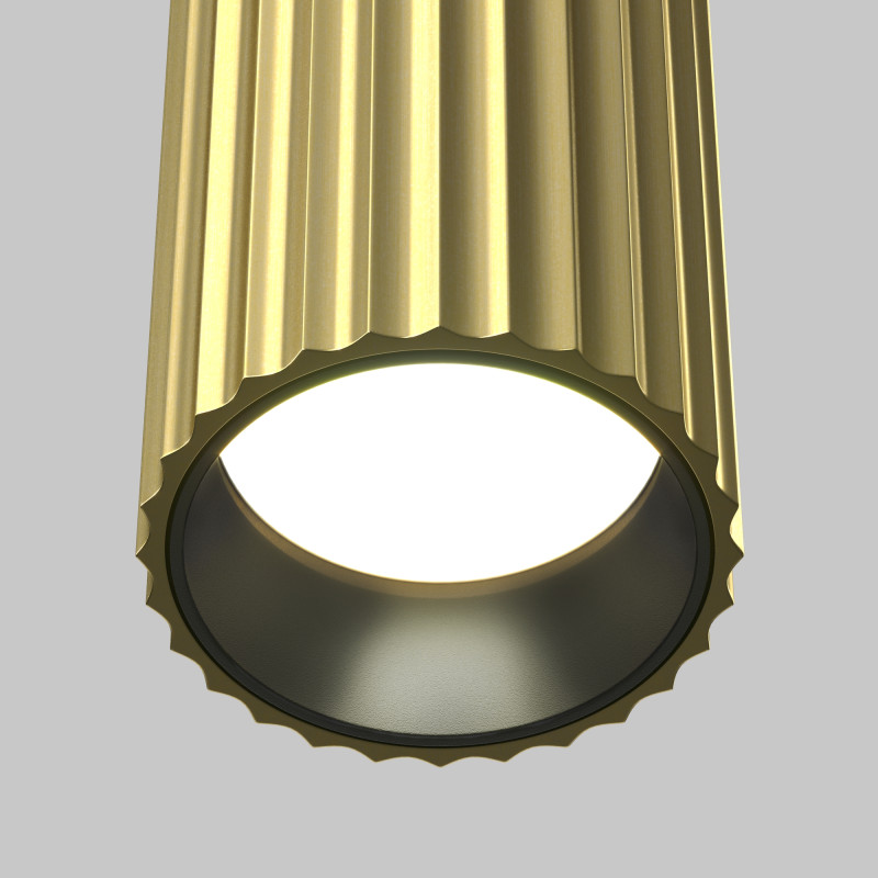Накладной светильник 6 см, Maytoni Calipso C106CL-01-GU10-BS, латунь
