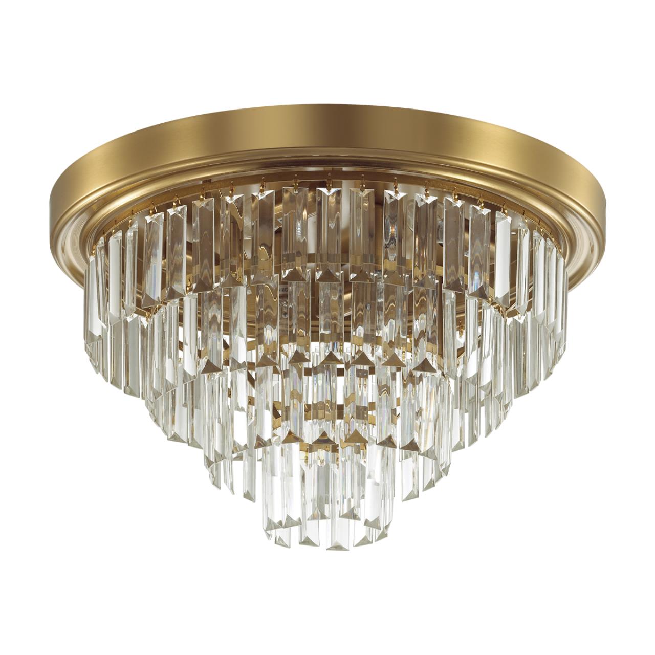 Люстра потолочная  47 см Lumion ZAHA CLASSI 5257/6C латунь