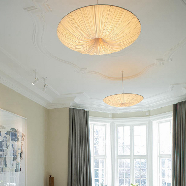 Подвесная люстра Aqua Creations Lighting round D80 80*80*12 см, 1*E27*60W, ImperiumLoft 108168-28, Белый