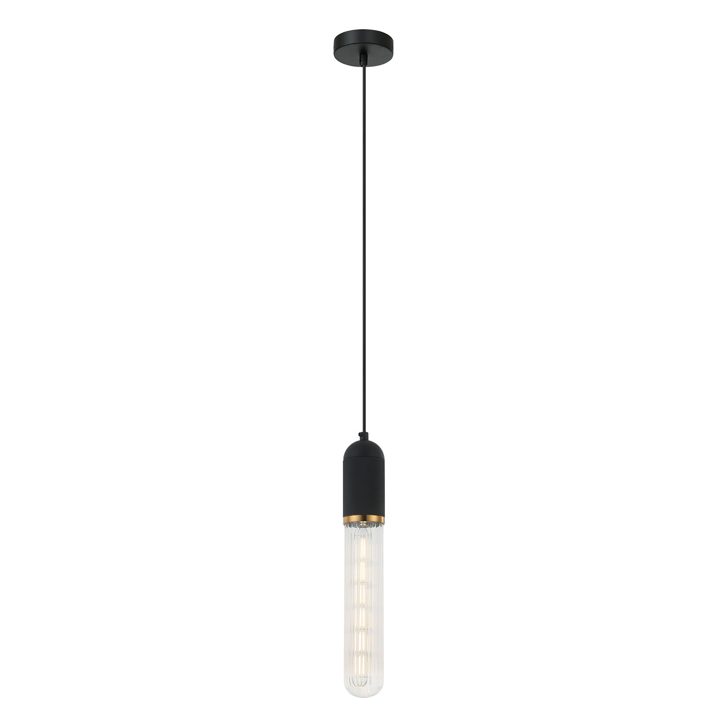 Подвесной светильник Lussole LSP-8786, 10*50 см, черный
