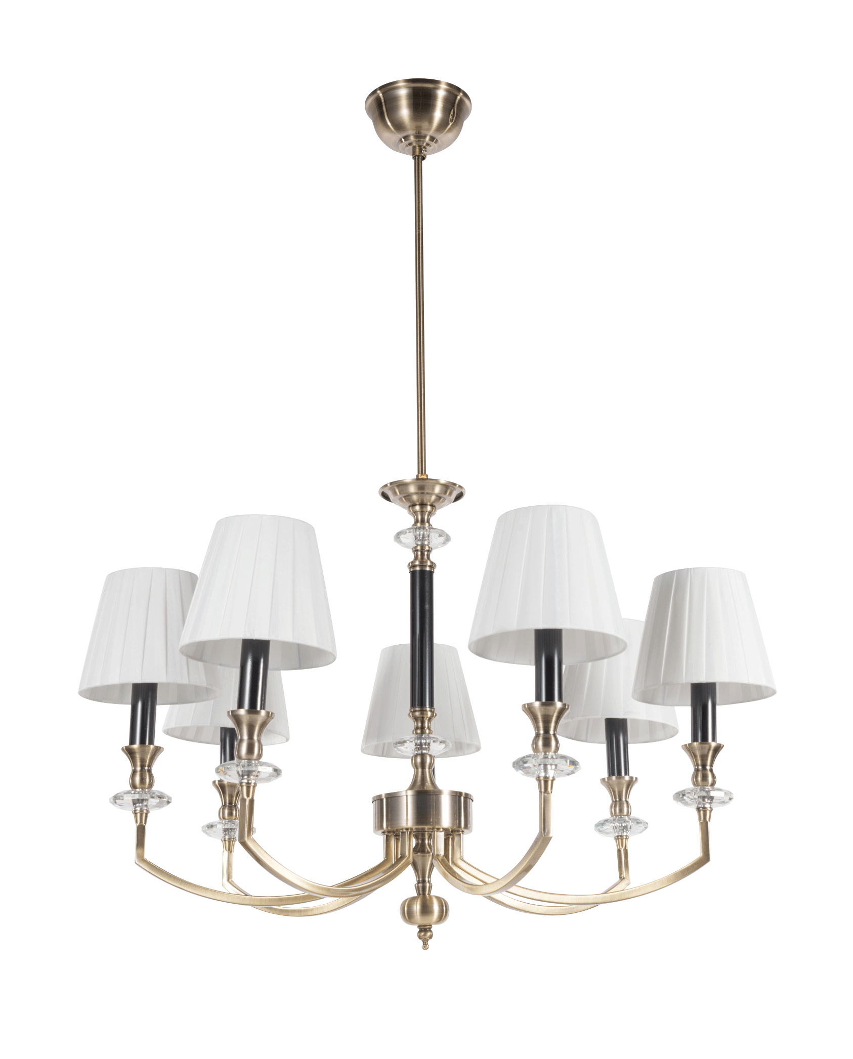 Люстра  720*480-900, 7*E14, 40W NewRgy Модерн 9146D/7 AB, Бронза