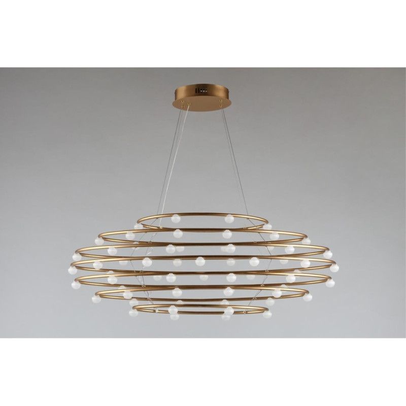 Подвесная люстра 100*40*70-360 см 60W, 3000K, Aployt Banzhamin APL.851.03.60, бронзовый