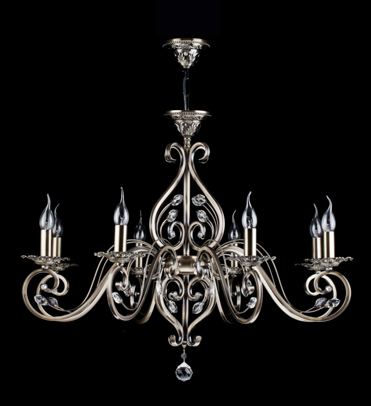 Люстра Maytoni  Leaves RC109-PL-08-R, диаметр 83 см, бронза