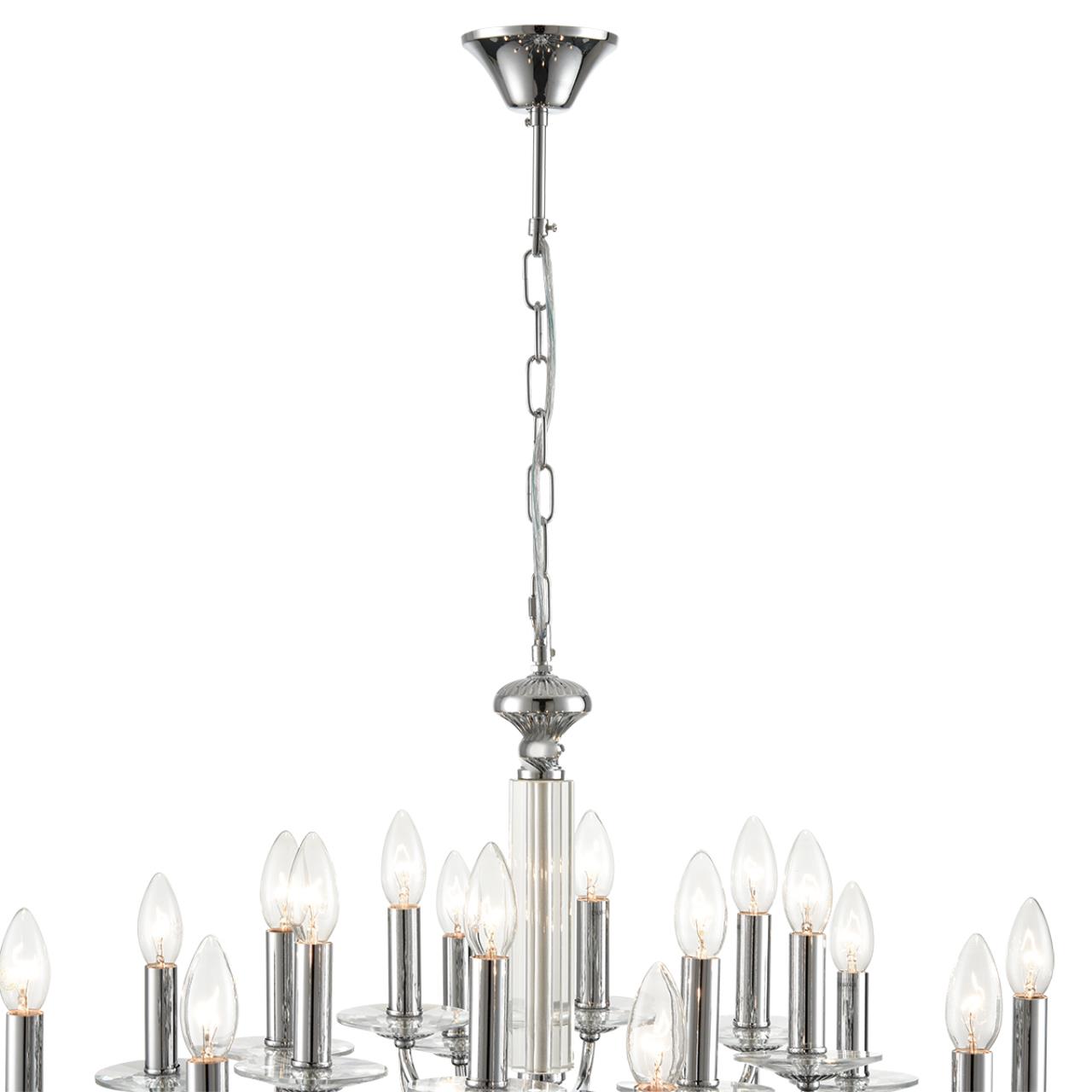 Люстра подвесная 80*95 см, 16*E14 Lumion Incanto 8034/16 хром