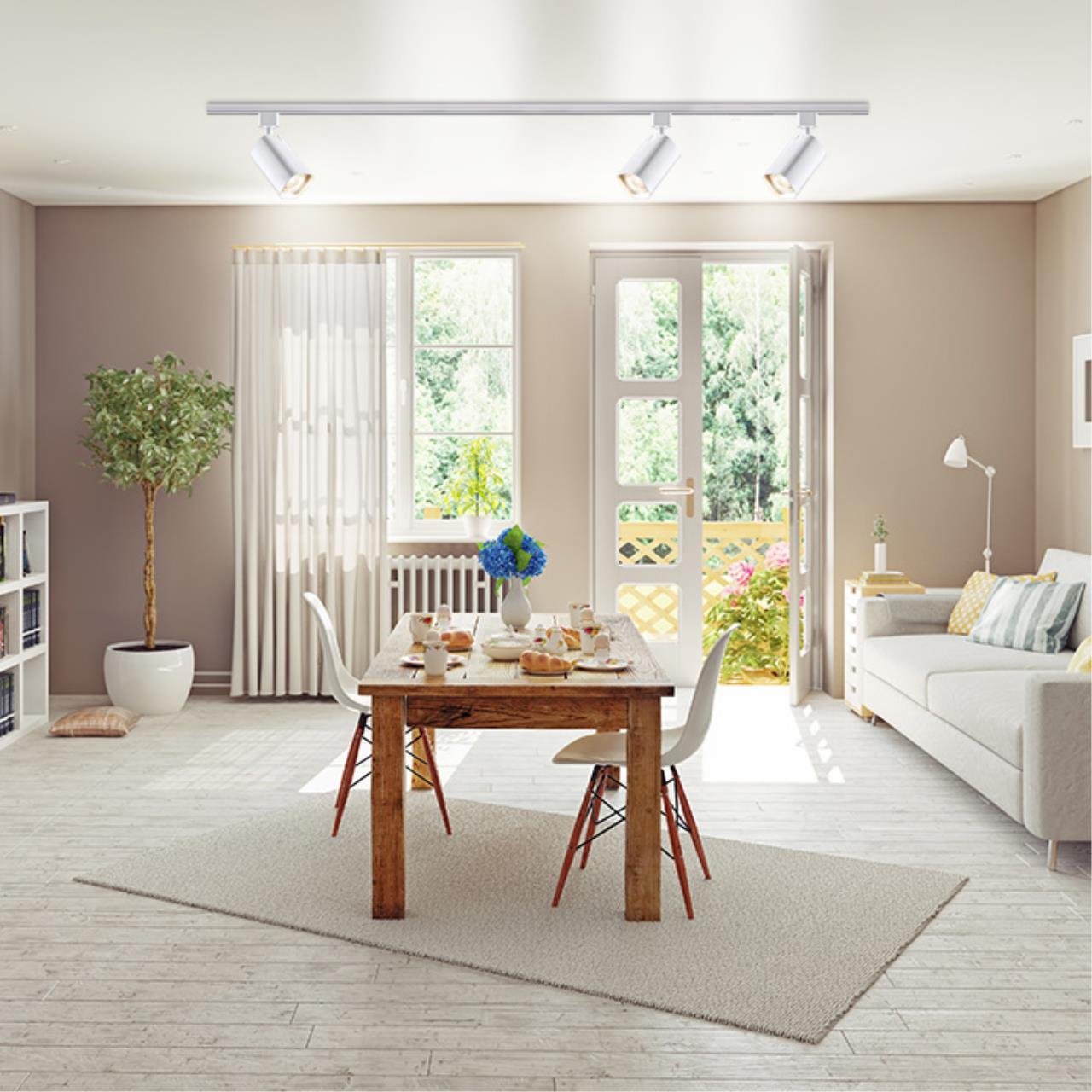 Трековый светильник Novotech Gusto 370552, белый, 16.5x10x5.8см, GU10, 50W