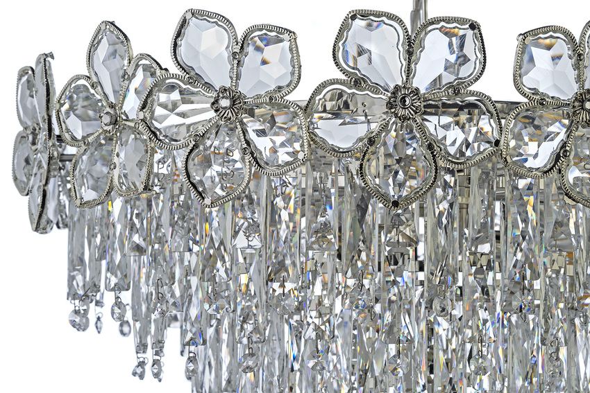 Люстра подвесная *58*41 см, 11*E14*40W, Arti Lampadari Neuronano Neuronano E 1.5.60.100 N, никель