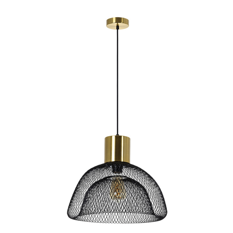Светильник подвесной 37*31 см, 1 E27*60W,  К, Arte Lamp Castello A7046SP-1BK, Черный