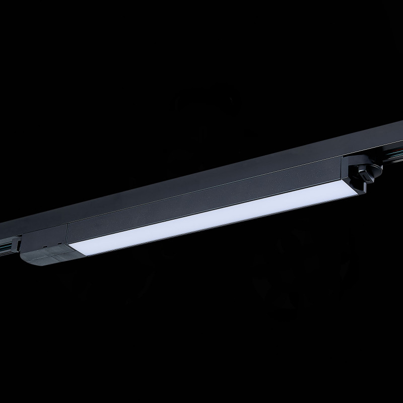 Трековый светильник 40*3 см, 12W 4000K ST LUCE Однофазная трековая система ST366.448.12 Черный