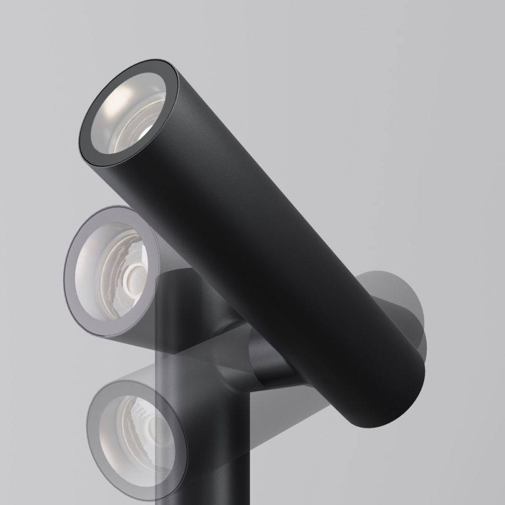 Ландшафтный светильник 90 см, 10W, 3000K, Maytoni Torq O494FL-L10B3K, черный