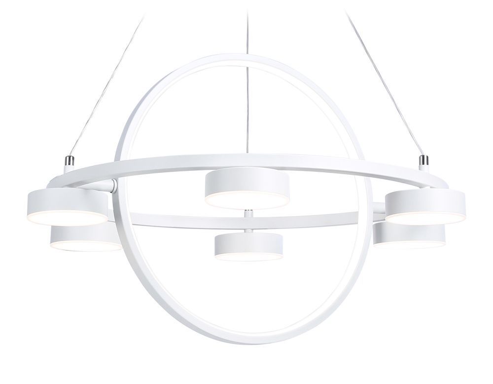 Светильник подвесной 60*8*120 см, LED 58W, 3000К, белый Ambrella Comfort LineTech FL51772