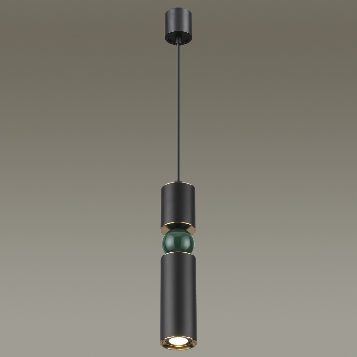 Подвесной светодиодный светильник Odeon Light Sakra 4075/5L черный, диаметр 6.5 см