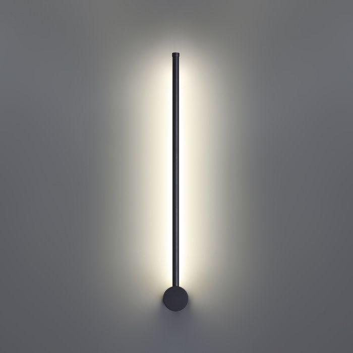 Настенный светильник 61 см, 12W, 3000-4000K, Odeon Light 4335/12WLP, черный