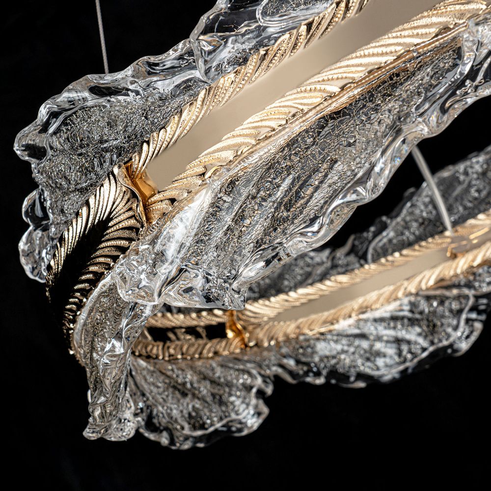 Люстра 60 см, *LED*70W, 4000K, Modelux  ML.8180.600 CP, Шампань